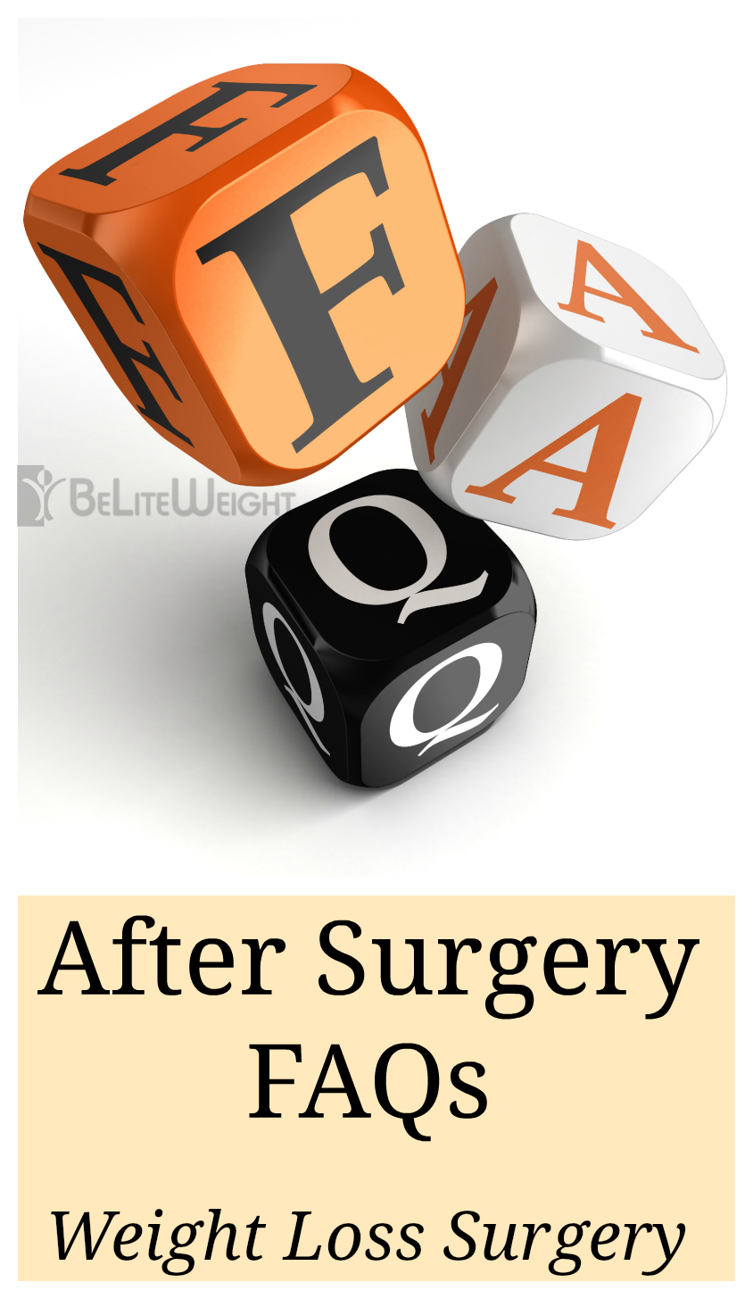 After Weight Loss Surgery FAQs