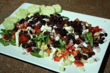 Weight Loss Appetizer Recipe: Greek Hummus & Veggie Platter