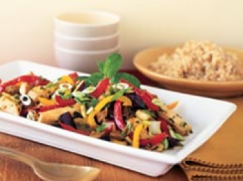 Weight Loss Recipe: Chicken Stir-Fry with Basil & Eggplant