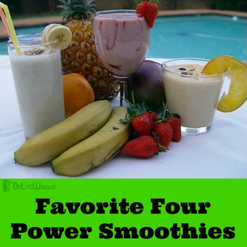 favorite four smoothies superfoods kale pineapple rasberry cocoa vsg weight loss surgery recipe