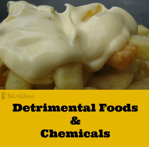 detrimental foods and chemicals sugar simple carbs processed foods