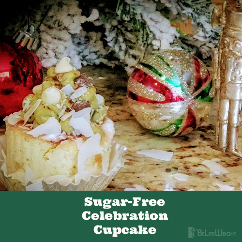 Sugar Free Celebration Cupcake