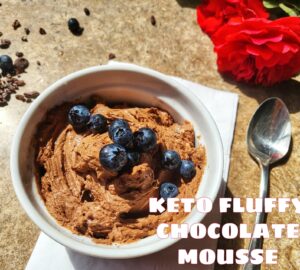 Keto Fluffy Chocolate Mousse
