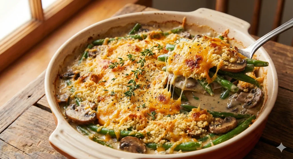 LowCarb Green Bean-Casserole