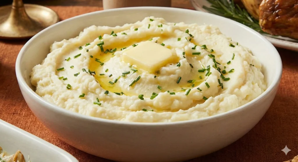 Lowcarb Mashed Cream of Cauliflower