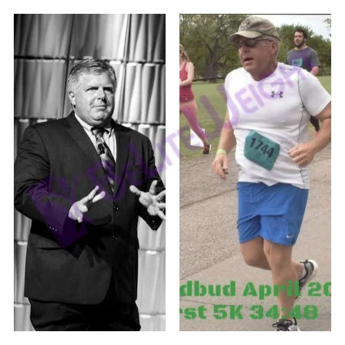 Weight Loss Surgery before and after Patient - 5 months down 79 lbs!  just completed my first 5K in a respectable time of...